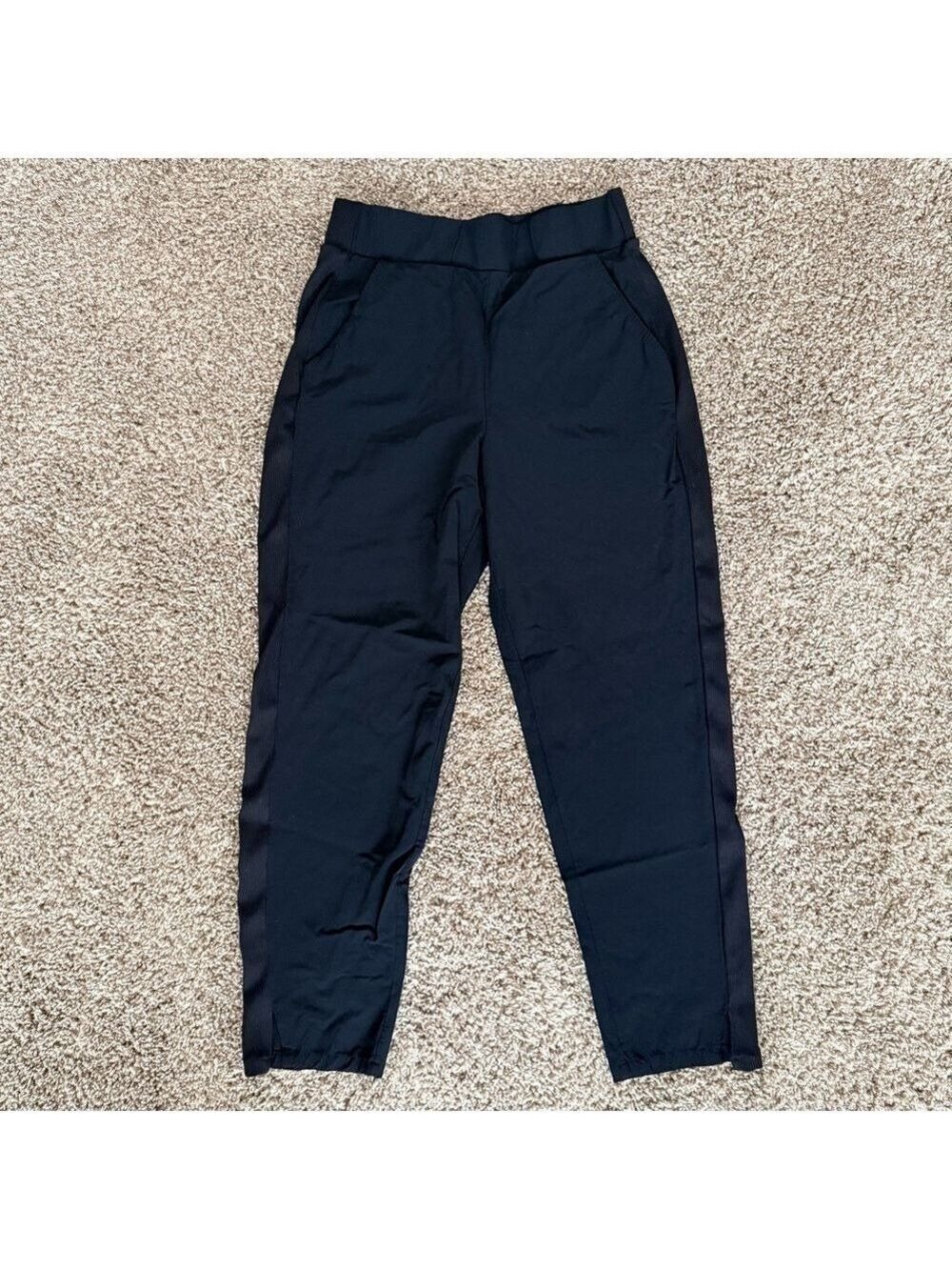 Shosho Juniors Black Elastic Waist Trouser Pants Small